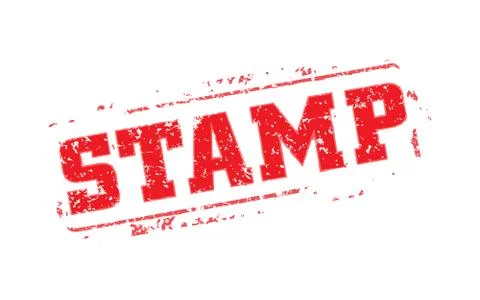 Rubber stamp template Stock Illustration