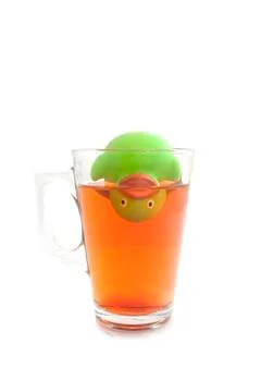 Rubber tea duck Stock Photos
