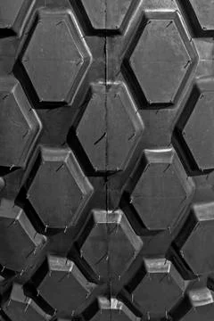 Rubber tire structure Stock Photos