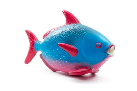 Rubber toy fish Stock Photos