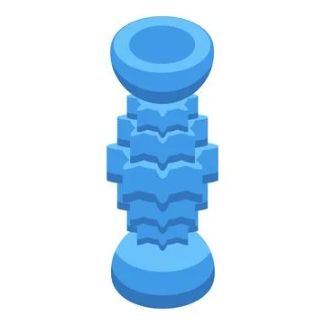 Rubber toy icon isometric vector. Pet toy Stock Illustration