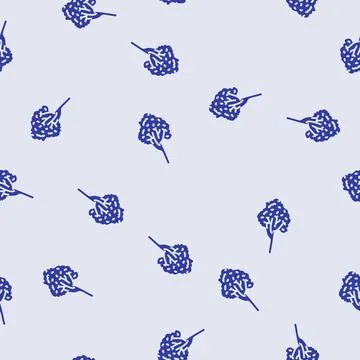 Rubber tree jungle amazon glyph seamless pattern Illustrazione stock