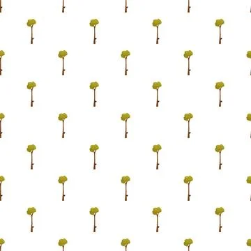 Rubber trees tapping latex seamless pattern Stock Illustration