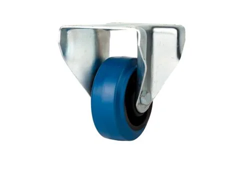 Rubber wheel with polyamide center Stock Photos