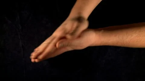 Rubbing hands Stock Footage 10606986