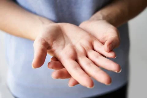 Rubbing Hands Together Stock Photos