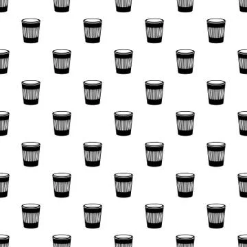 Rubbish bin icon, simple style Stock Illustration