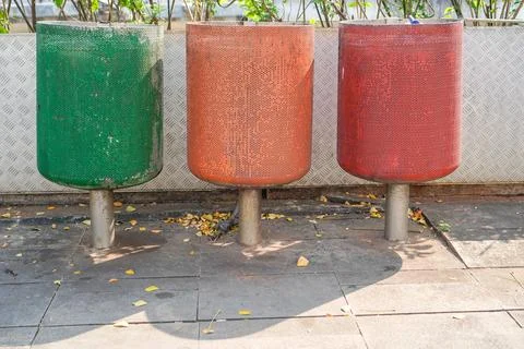 Rubbish bin Stock Photos