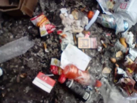 Rubbish in blur shoot Foto stock