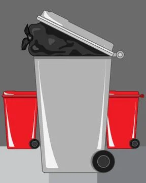Rubbish collection Stock Illustration