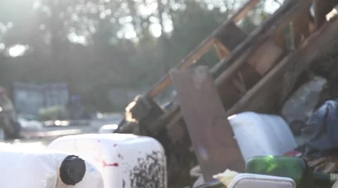 Rubbish Dump Tilt 2 Stock Footage 50242534