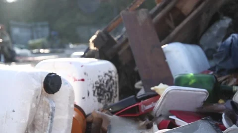 Rubbish Dump Tilt 库存影片 50242519