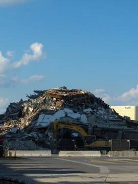 Rubble of collasped building Photos