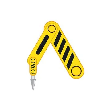 Rubble Diggin machine toy vector design illustration template Stock Illustration