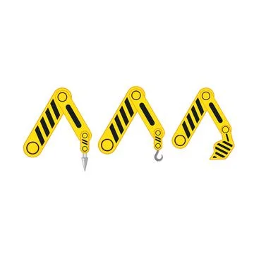 Rubble Diggin,hook,excavator toy  machine vector design illustration template Stock Illustration