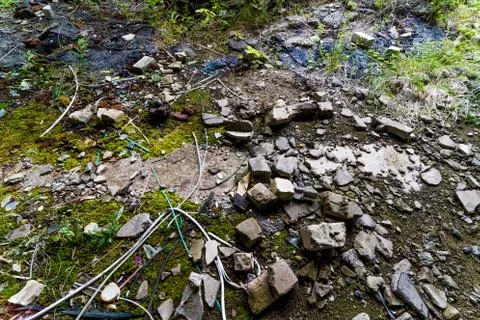 Rubble on the ground Фото