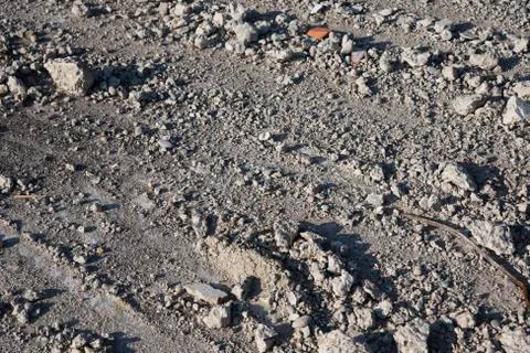 Rubble on the ground Stock Photos