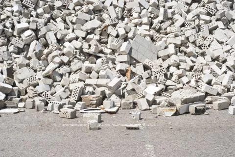 Rubble of masonry Stock Photos