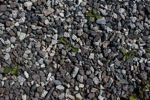 Rubble scattered on the ground Stock Photos