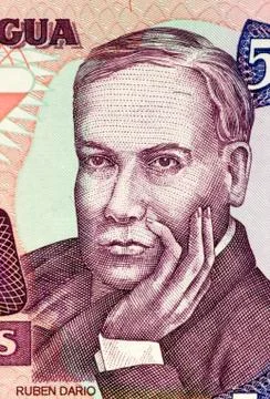 Ruben Dario Stock Illustration