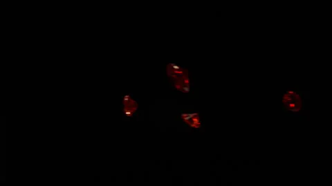 Rubies falling in Slow motion 4K 3 Stock Footage 253073082