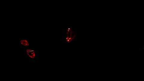 Rubies falling in Slow motion 4K 5 Stock Footage 253119907