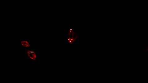 Rubies falling in Slow motion HD 5 Stock Footage 253068003