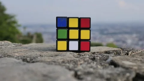 Rubik cube Stock Footage 135764575