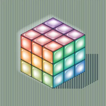 Rubik cube Stock Illustration