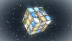 Rubik Cube Slideshow Stock After Effects