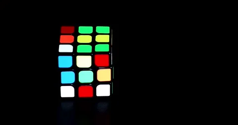 Rubik Cube For Solving Puzzles Vídeos de archivo 137827867