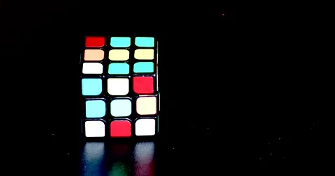 Rubik Cube For Solving Puzzles Vídeos de archivo 137827908