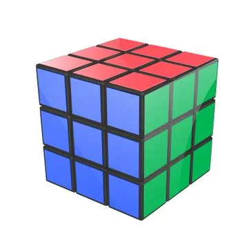 Rubik s Cube vector illustration Stock Illustration