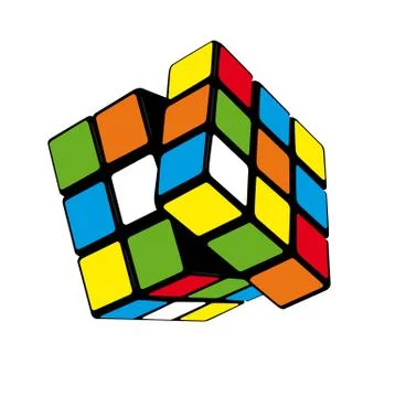 Rubik's cub Stock Illustration