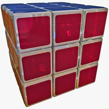 Rubiks Cube 2 3D Model