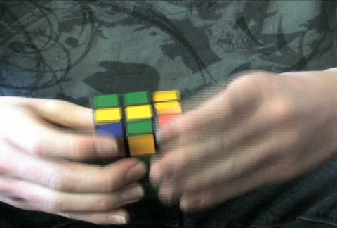 Rubiks Cube Genius 1 Video stock 343188