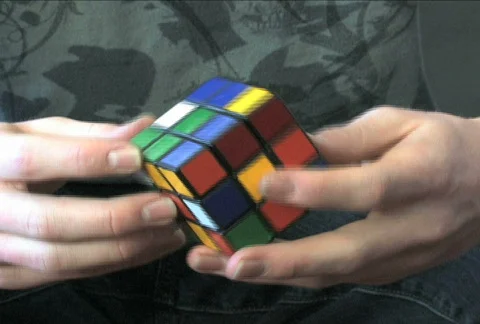 Rubiks Cube Genius 2 Stock Footage 343190
