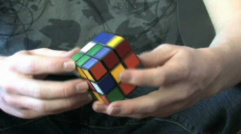 Rubiks Cube Genius 2 Stock-Footage 343194