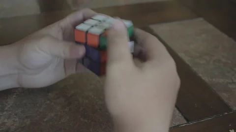 Rubik's Cube Getting Solved Stock Footage 53133077