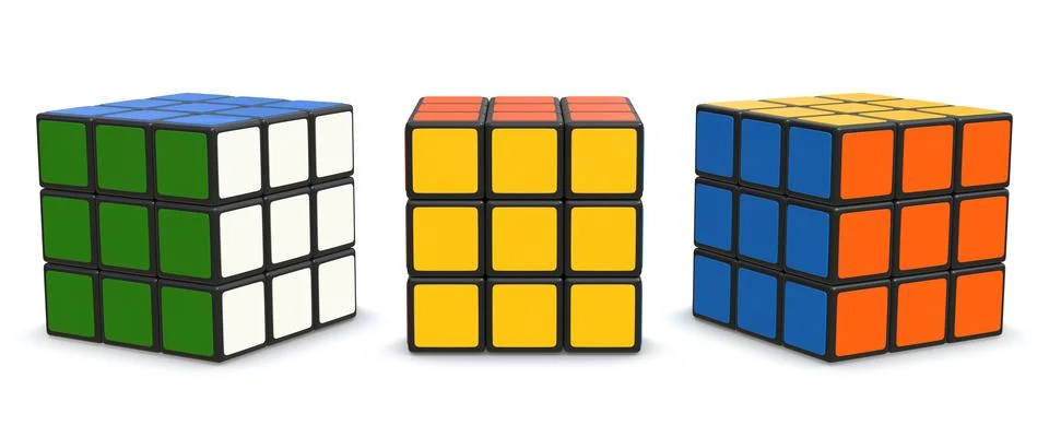 Rubiks Cube Set Stock Photos