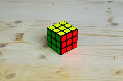 Rubik's cube solved Stock Photos