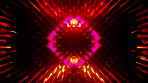 Rubin red and orange equalizer VJ loop b... | Stock Video | Pond5