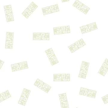 Ruble rub glyph seamless pattern Stock Illustration