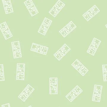 Ruble rub line seamless pattern Stock Illustration