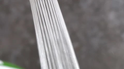 Rubs toothpaste on the brush  5 Video stock 317951151