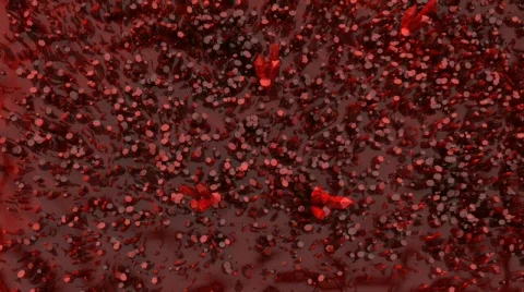 Ruby ambient flight through Stock Footage 303021