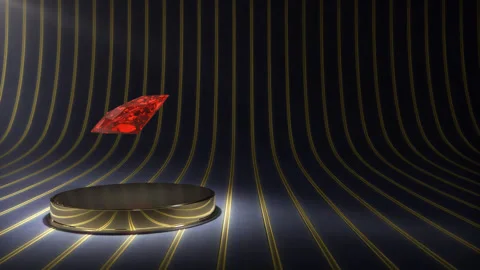 Ruby background loop luxury. This gem backdrop is loopable. Stock Footage 265935687