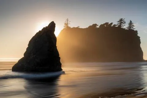 Ruby Beach Olympic National Park Washington USA North America Foto stock