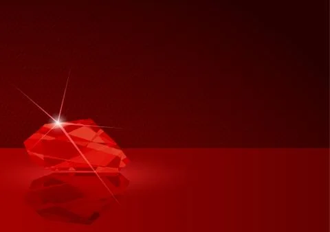 Ruby Card Stock Illustration