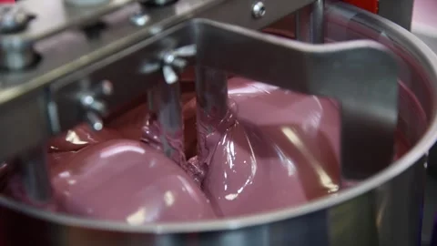 Ruby chocolate making machine Stock Footage 292674158